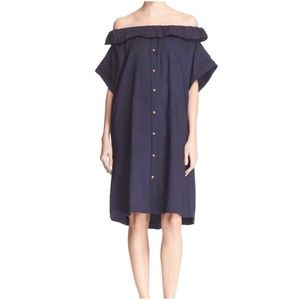 💥PRICE DROP💥 Off the Shoulder Cotton Dress